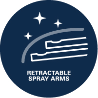 Retractable Spray Arms